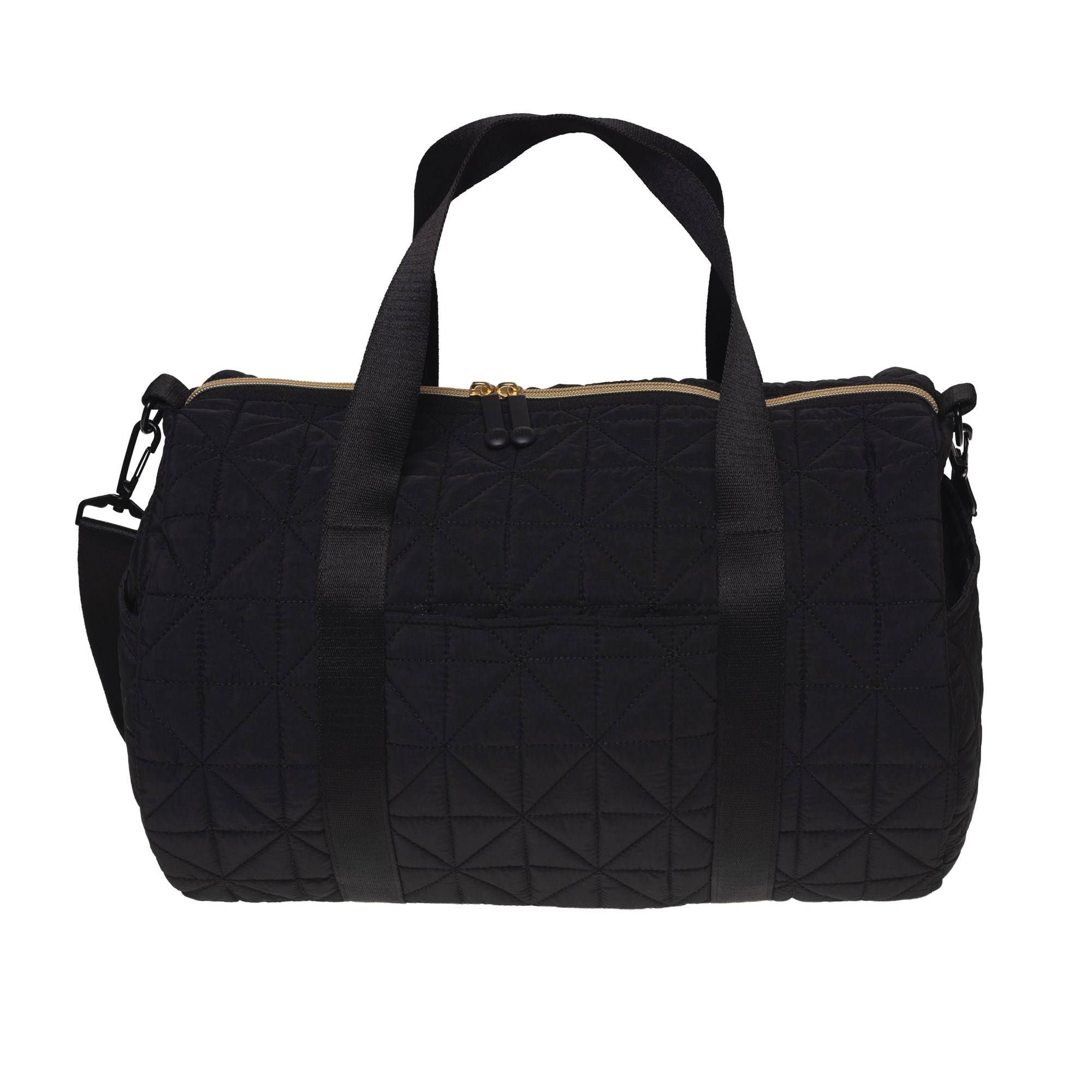 Grow Sportstaske GymBag Quilt - Sort.