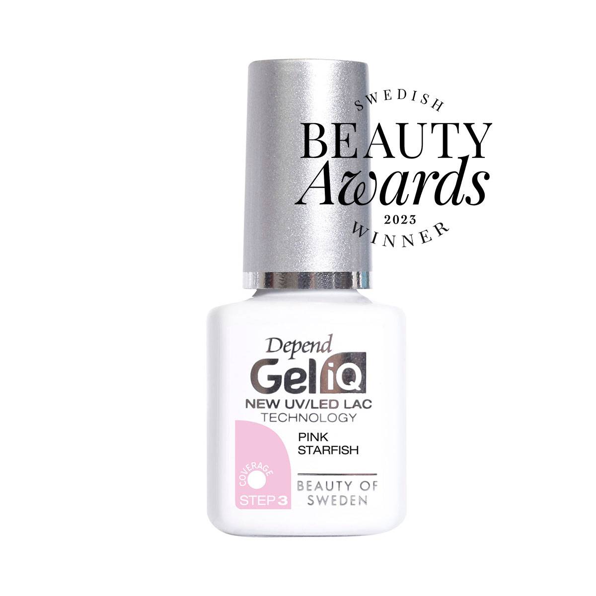 Depend Gel iQ Pink Starfish 5 ml 0008 NO_SIZE - Gellack Från Magasin (NO_SIZE)