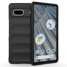 Google Pixel 7a Cover i sort silikone - Rugged