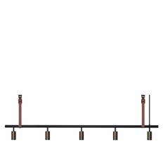 Rubn Long John Pendel - 5 spots - Black-Bronze - Natur