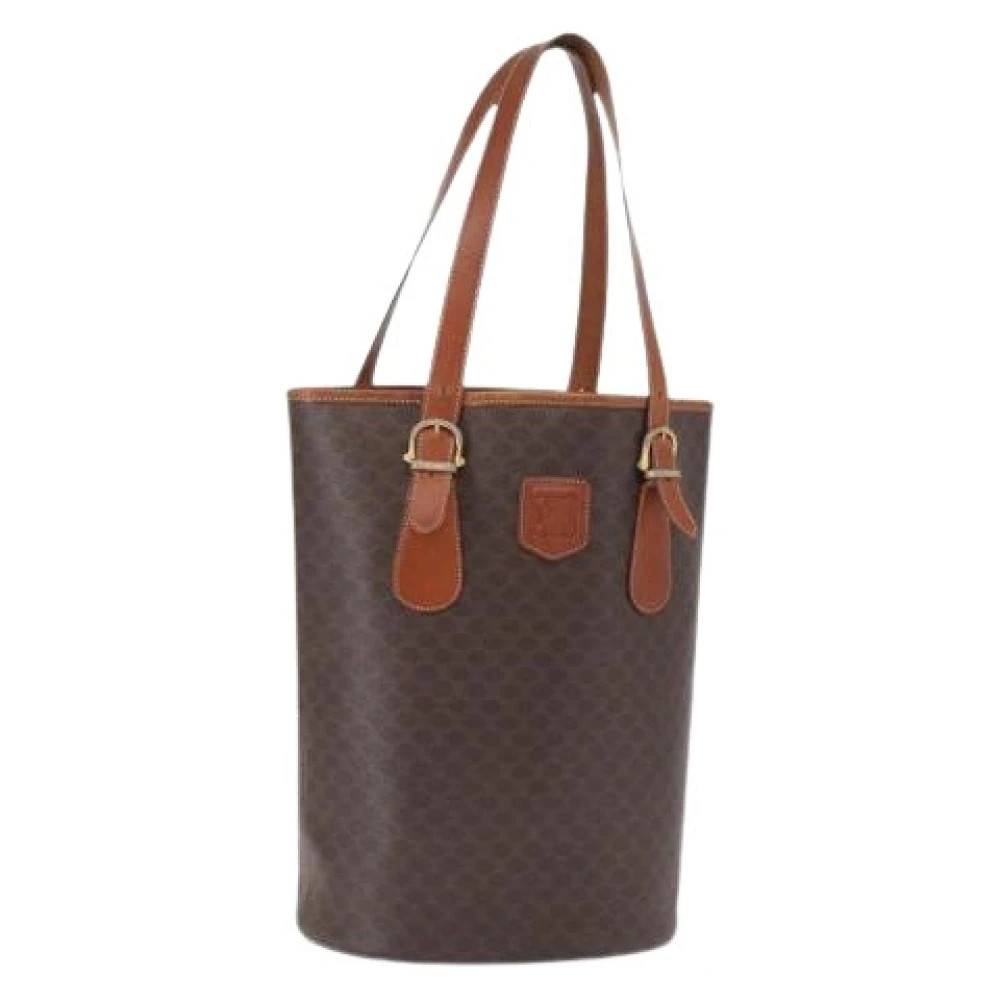 Celine Vintage Pre-owned Plastic Bucket Bag - Vintage - Dame - Brun - ONE SIZE -