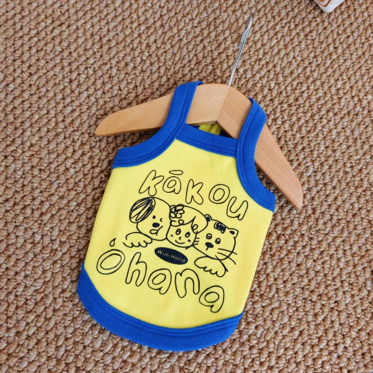 Cartoon Print Slip Dress for Small Dogs & Cats - Vest / M (M)