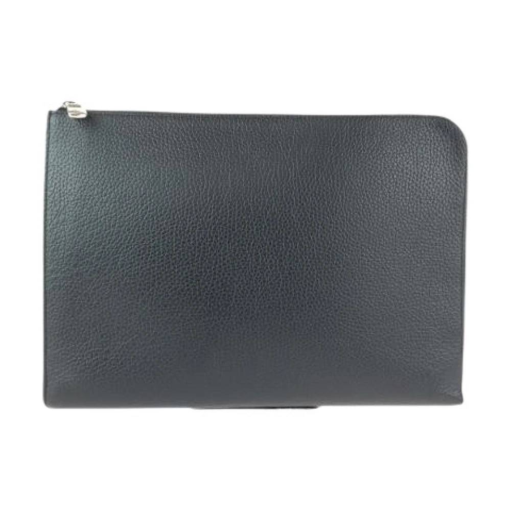 Louis Vuitton Vintage Pre-owned Pochette Jour GM Taurillon Clutch Taske - Vintage - Herre - Sort - ONE SIZE - Læder