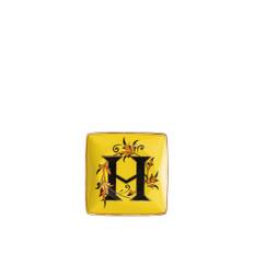 Versace - Versace Alphabet Plate H - 12 cm - Serveringsfade - Flerfarvet