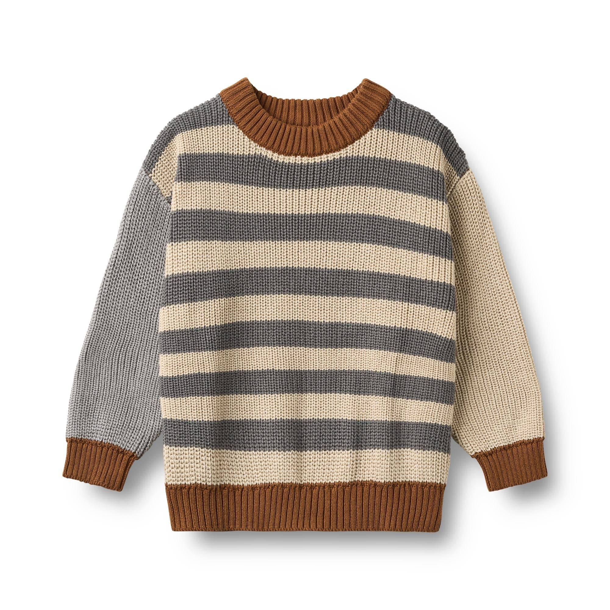 Striktrøje, Flint Stripe, Wheat