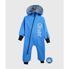 Waterproof Softshell Overall Comfy Denim Blue Jumpsuit