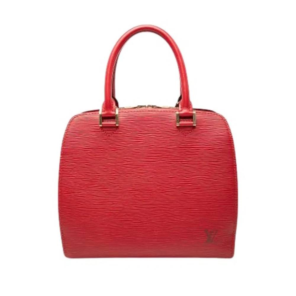 Louis Vuitton Vintage Pre-owned Laeder louis-vuitton-tasker - Vintage - Dame - Rød - ONE SIZE -