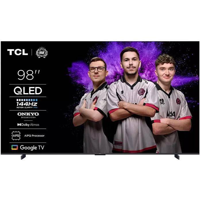 QLED 4K-TV - TCL - 98 tum - Smart-TV - Dolby Atmos - Inbyggd Chromecast