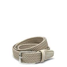 J. Lindeberg Ben Braided Elastic Belt - Skärp - MOONBEAM / beige