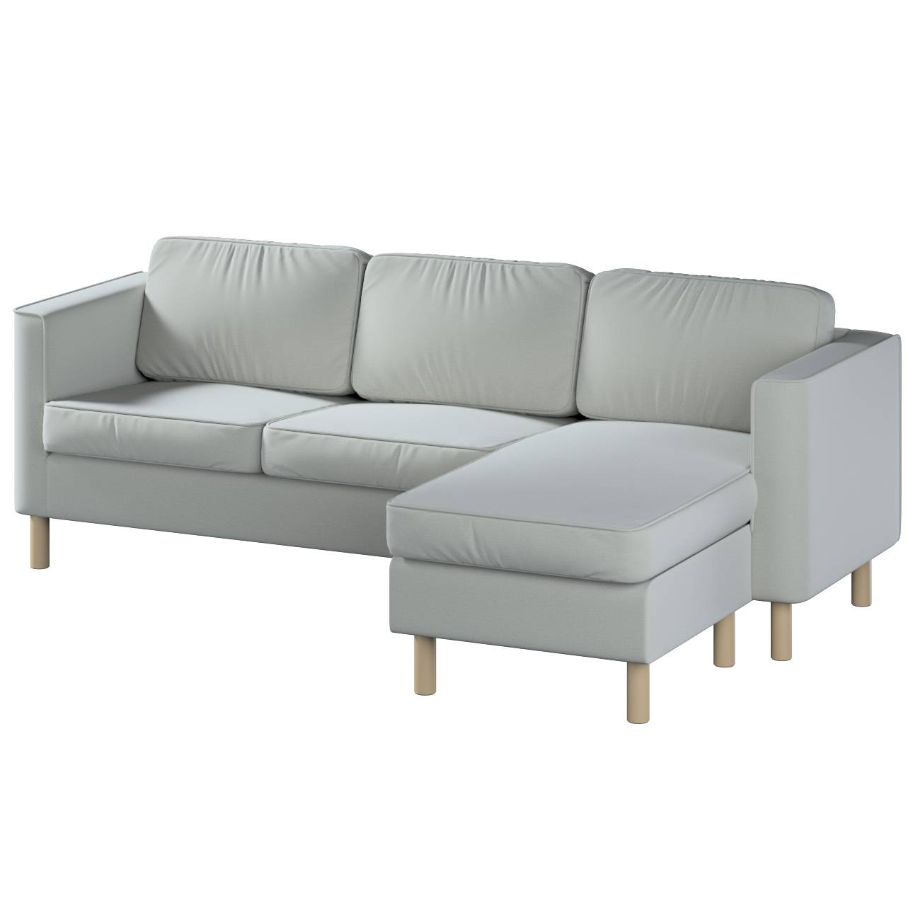Pärup betræk 3 personer med chaiselong, Pastelmint, 235x80x148, Ingrid