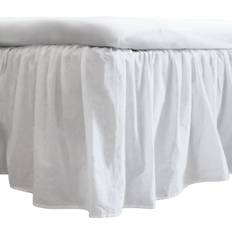 Kappelagen 120x200 cm - 100% blødt bomulds lagen - Hvidt sengekappe by Nordstrand Home