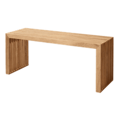 Rib bænk - 104 cm - Bamboo