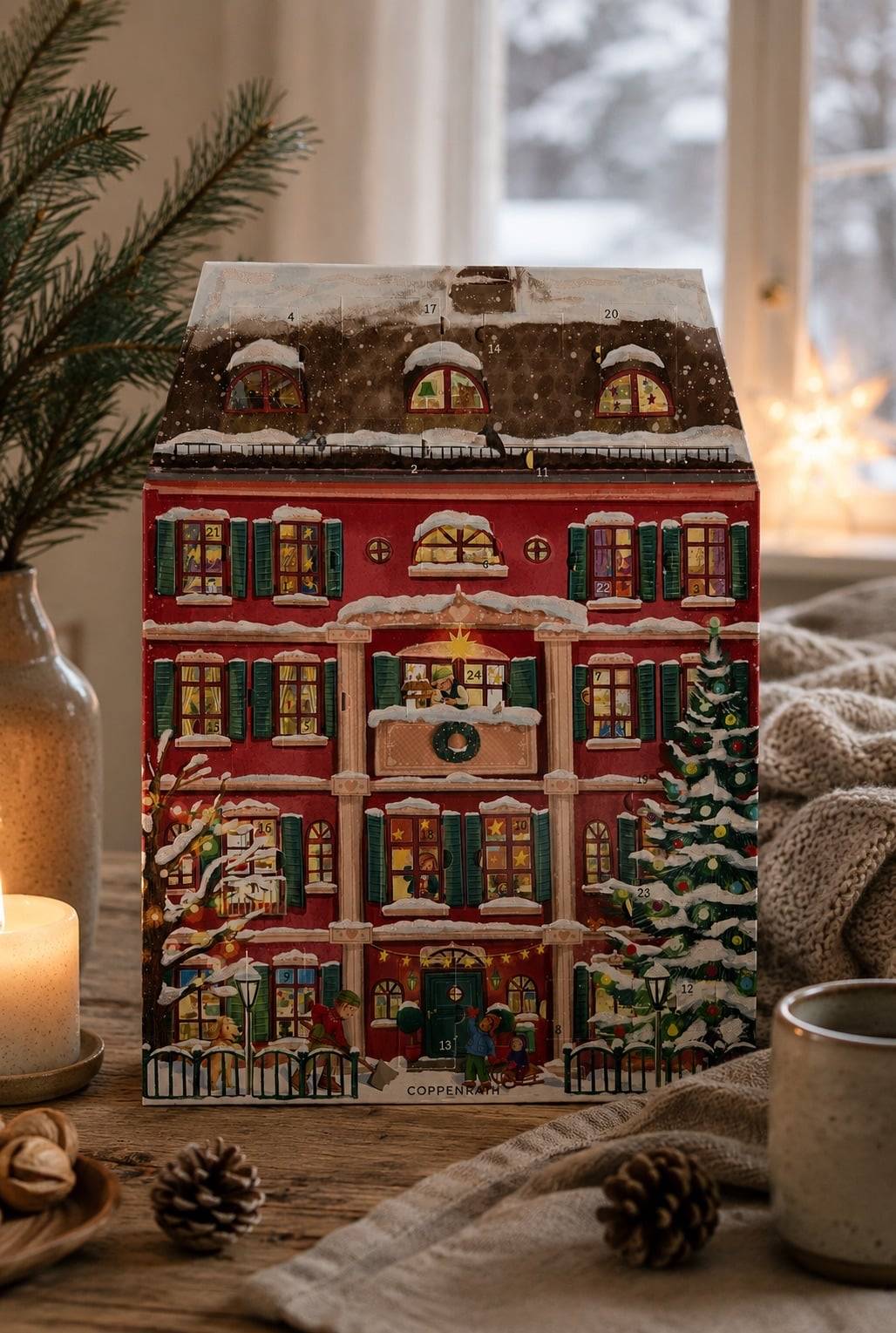 JULEKALENDER M/ MAGNETER - my colorful christmas house