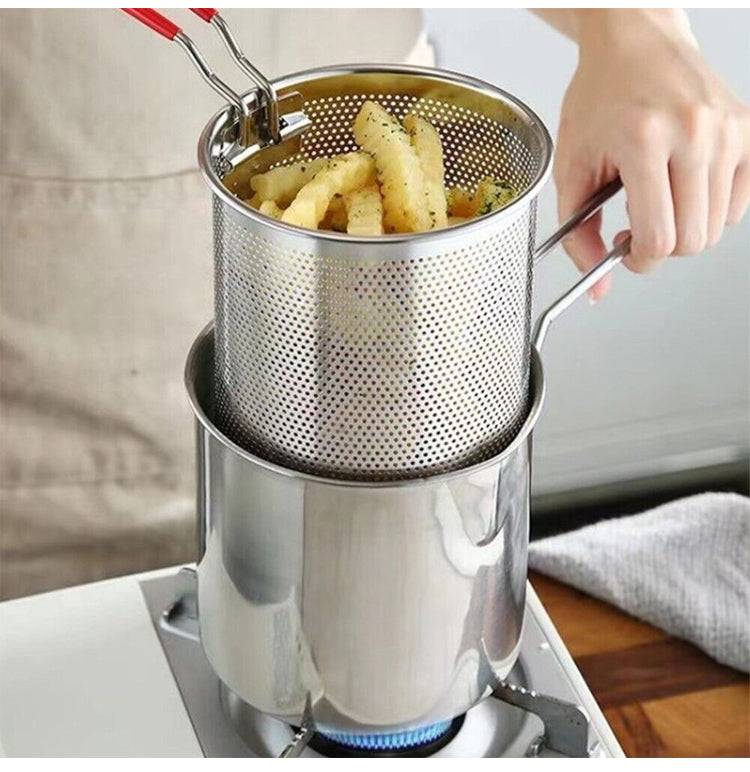 CrispMaster - Kompakt Fritös för Snacks - 1 Set (fritös + fritöskorg)
