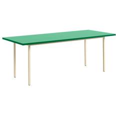 Hay - Two-colour Bord 200x90 Cm Ivory / Green Mint - Elfenben