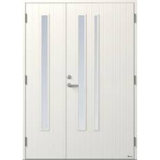 NorDan Parytterdörr Bor Linje 302PG2+1 - 17x21 / Högerhängd dörr