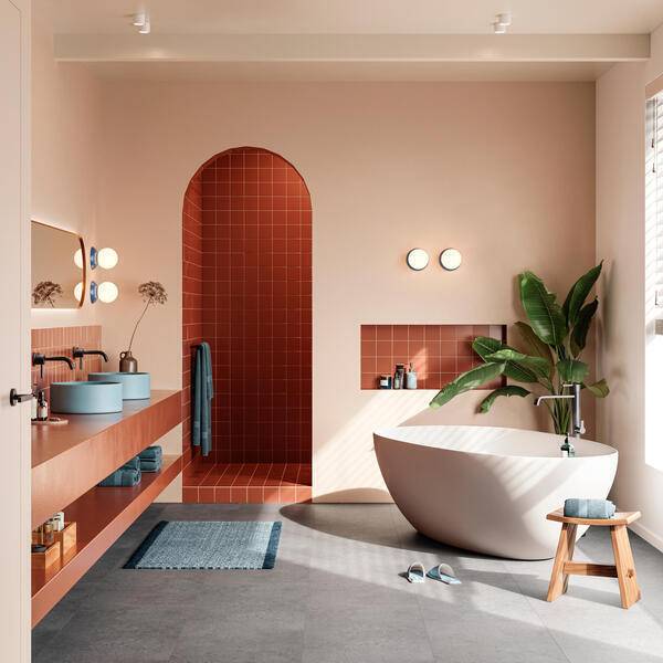 Vinylgulv Tile, Zenn Gluedown 55, Rimini.