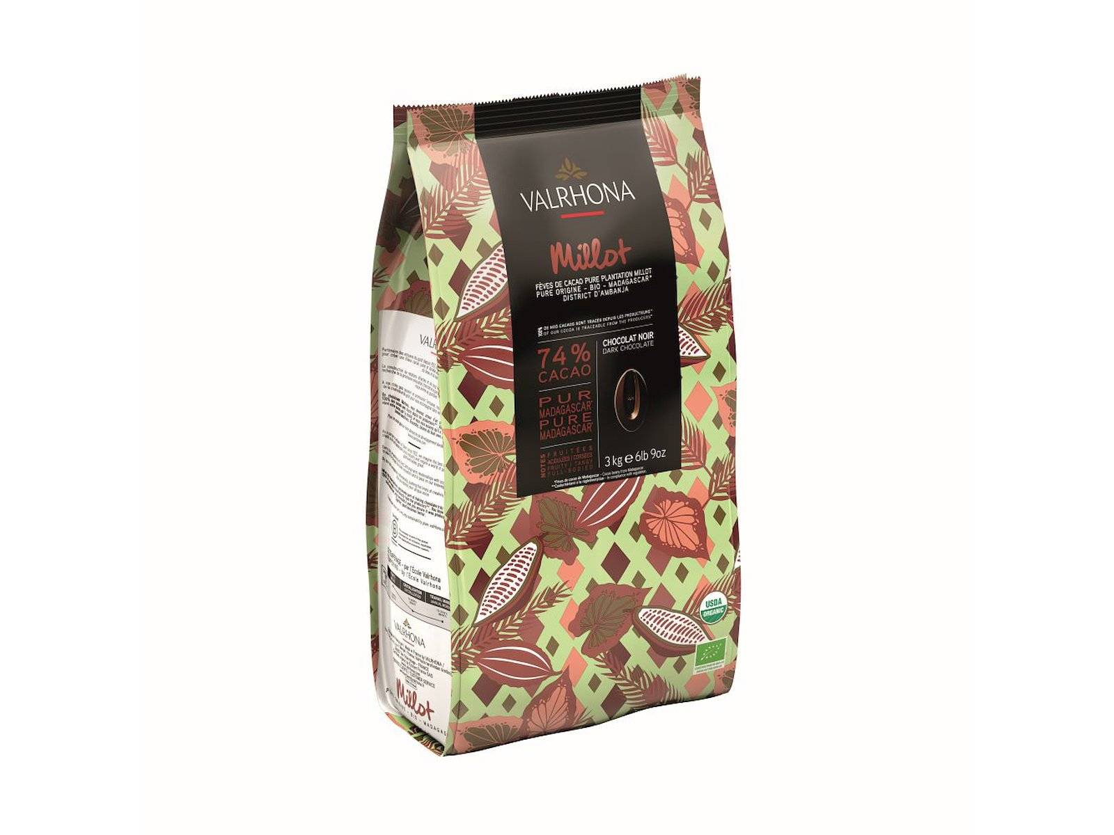Valrhona Feves Millot- 74 %, 500 g