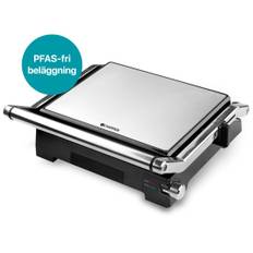 Panini Grill 2-i-1, 2000W, rustfrit stål, non-stick