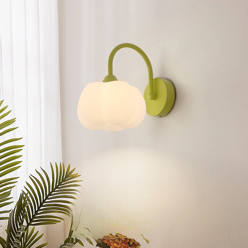 ModernLuxe - Elegant LED Vägglampa med Dragströmbrytare - Grön utan strömbrytare / 3 färgtemperaturer