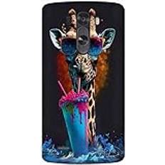 Hårt plastfodral kompatibelt med LG G3, design (GIRAFFA)