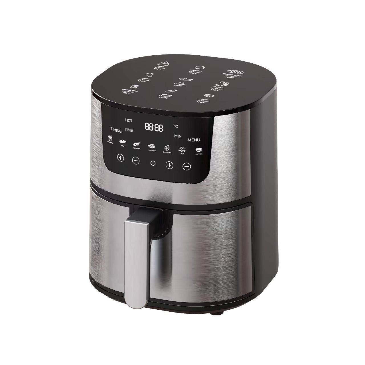 Stainless Steel Smart Visual Air Fryer Household Oven - 7L invisible model / EU
