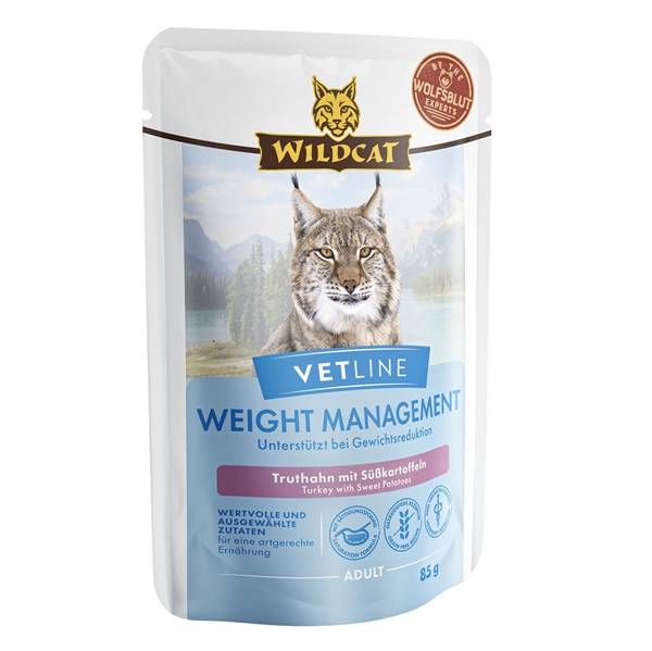 Wildcat VetLine Weight Management Turkey vådfoder, 85g