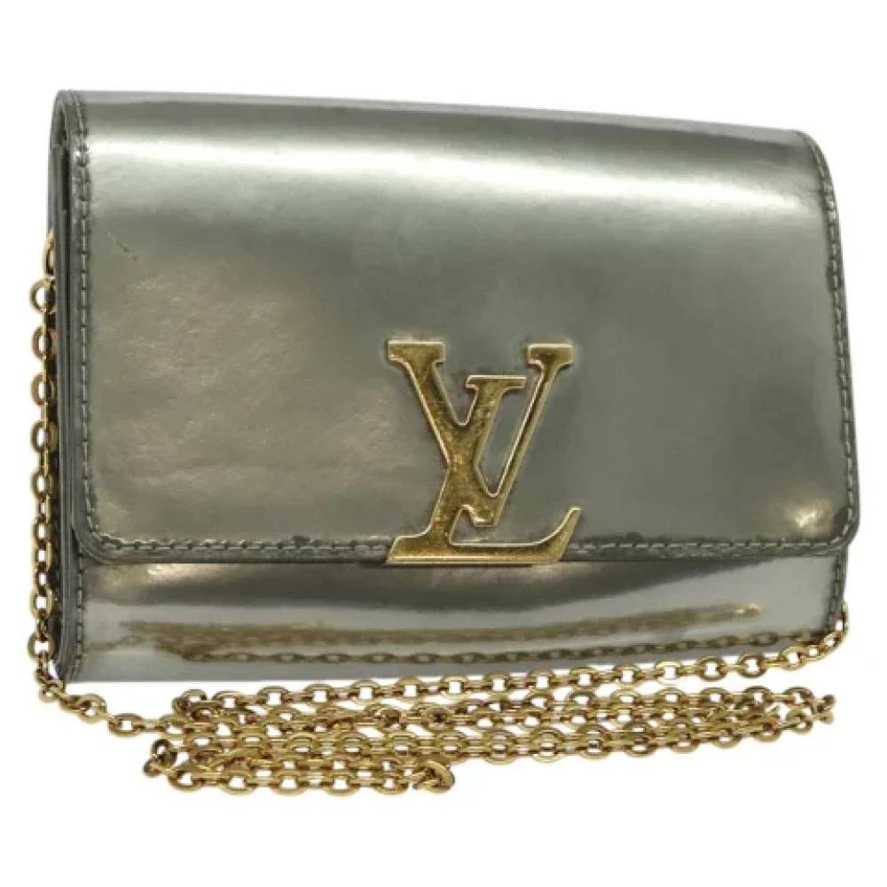 Louis Vuitton Vintage Pre-owned Laeder louis-vuitton-tasker - Vintage - Dame - Grå - ONE SIZE - Uld