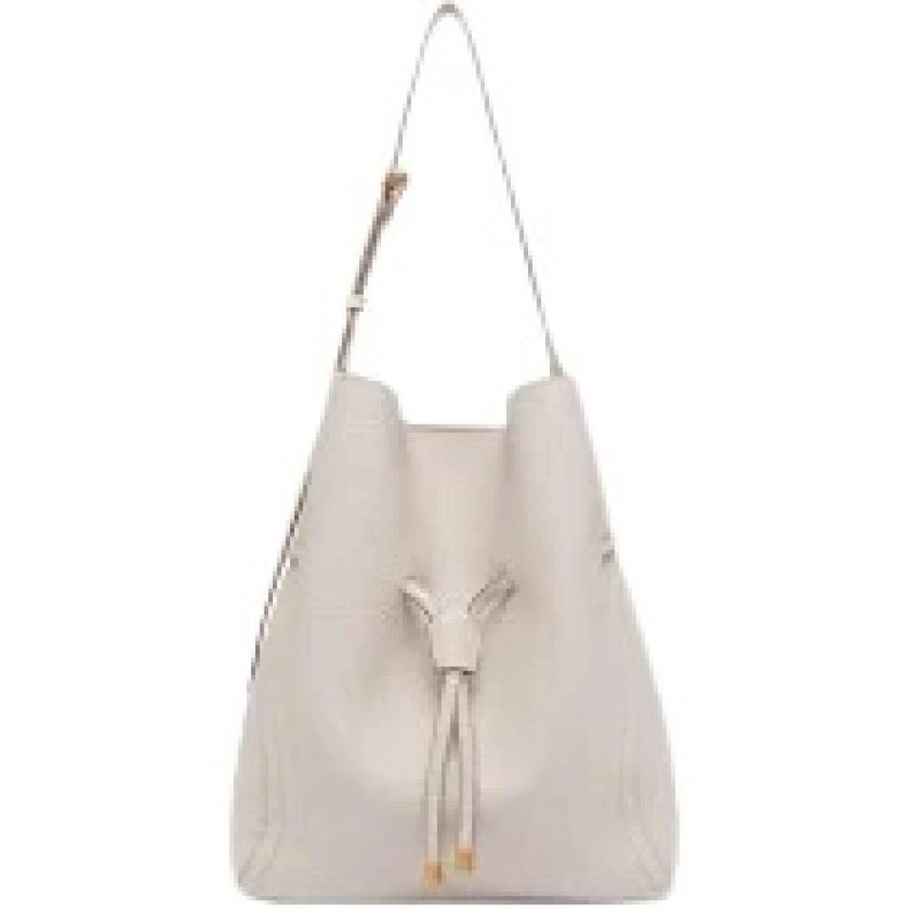 Gianni Chiarini Sienna Bucket Bag - Tasker - Dame - Beige - ONE SIZE - Uld