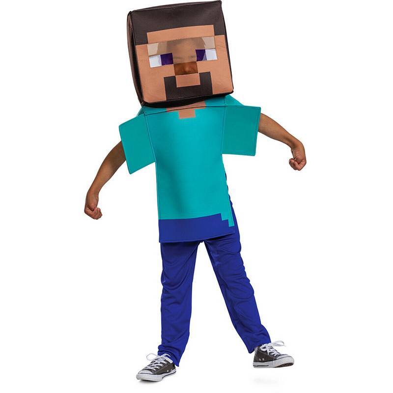 MinecraftÂ® Steve Børnekostume
