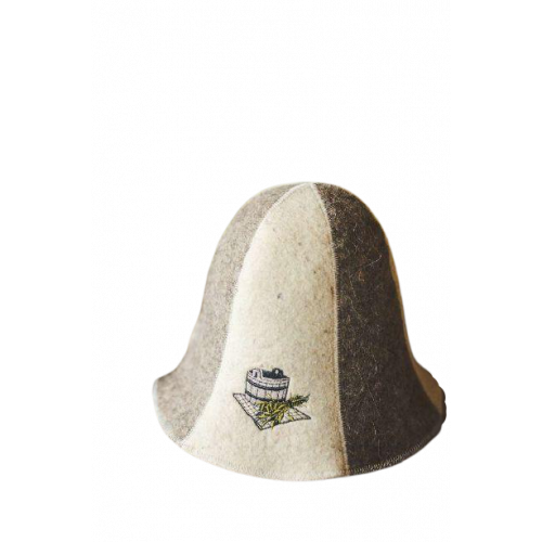 Sauna Hat - Piskeris og spand, 100% uld.