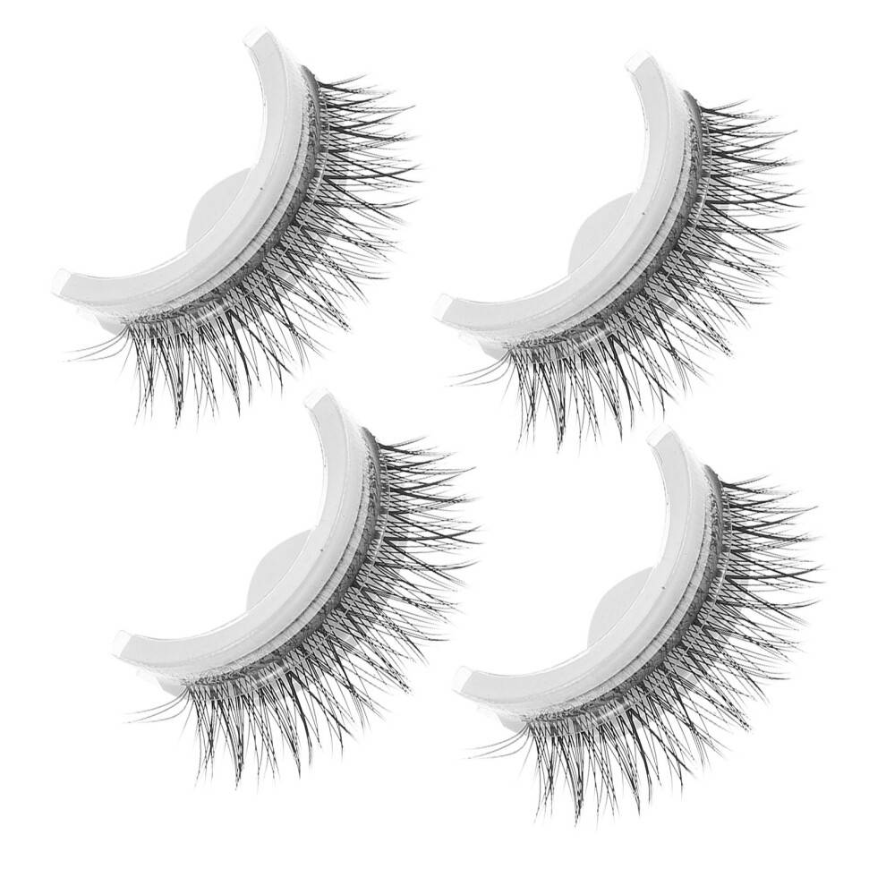 2 Par Falska Ögonfransar Med För Kvinnors Makeup