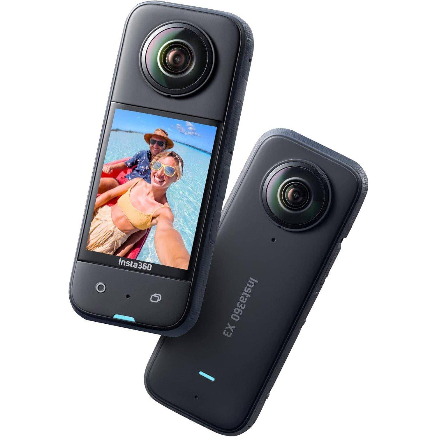 Insta 360 X3 Starter Bundle - Waterproof 360° Action Camera With 1/2 Inch Sensor