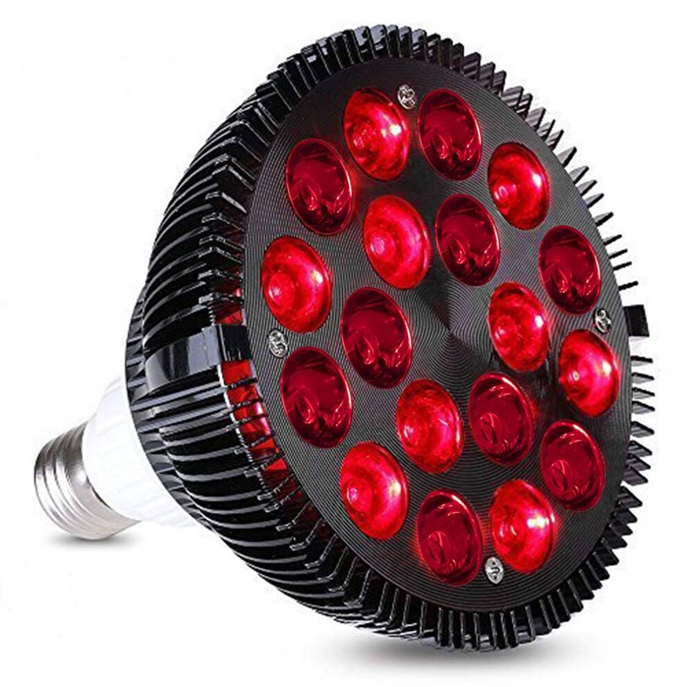 Nær-infrarød lysterapipære, rød lysterapi 54W LED-lampe til hjemmebrug med 660nm rød og 850nm NIR til ikke-invasiv smertelindring, høj