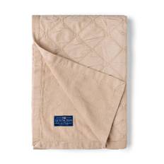 Lexington Signature Star Organic Cotton Quilted Överkast 260x240 Beige (260x240)