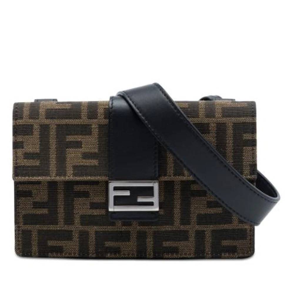 Fendi Vintage Pre-owned Vintage Skuldertaske - Vintage - Dame - Brun - ONE SIZE - Uld