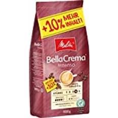 Melitta BellaCrema Intenso Ganze Kaffee-Bohnen 1,1kg, ungemahlen, Kaffeebohnen für Kaffee-Vollautomat, kräftige Röstung, geröstet in Deutschland, Stärke 4