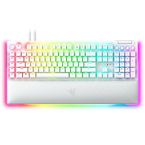 Razer BlackWidow V4 Pro - Green Switch - US - White