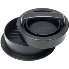 1 set rund form hamburgerpress aluminiumlegering 12 cm hamburger kött nötkött grill burger press patty maker mögel köksredskap