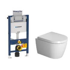 Duravit Me by Starck vägghängt toalettpaket, utan spolkant, vit