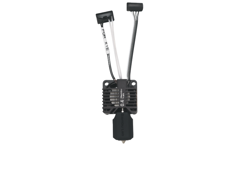 Bambu Lab X1E Hotend Assembly with Stainless Steel Nozzle