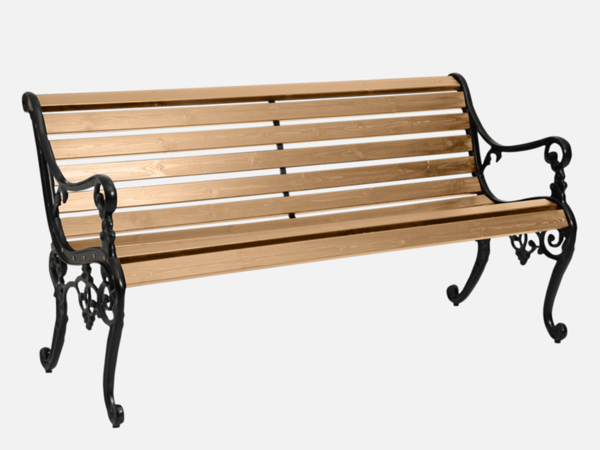 Havebænk Sandvik 150 cm Sort/Brun
