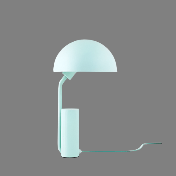 ShadeLicht – Modern Justerbar Bordslampa med Geometrisk Design - Ljusblå
