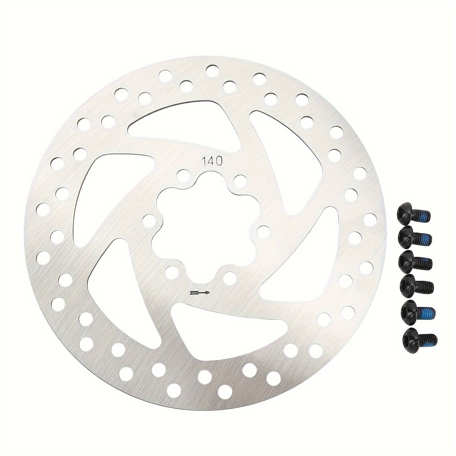 TEMU 1pc Brake Rotor+6pcs Screws, 140mm Disc Brake Rotor, Electric Scooter Brake Rotor Compatible With F20 F30 F40 M4 4 10x