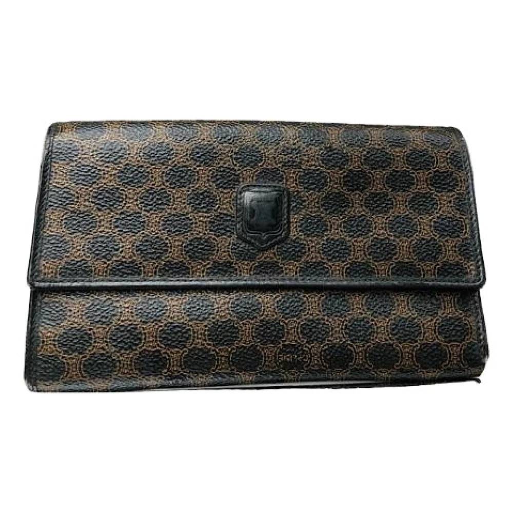 Celine Vintage Pre-owned Læder Clutch - Vintage - Dame - Brun - ONE SIZE - Læder