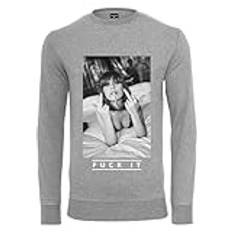 Mister Tee herr Fuck IT 2.0 Crewneck L Grey, GRÅ, L