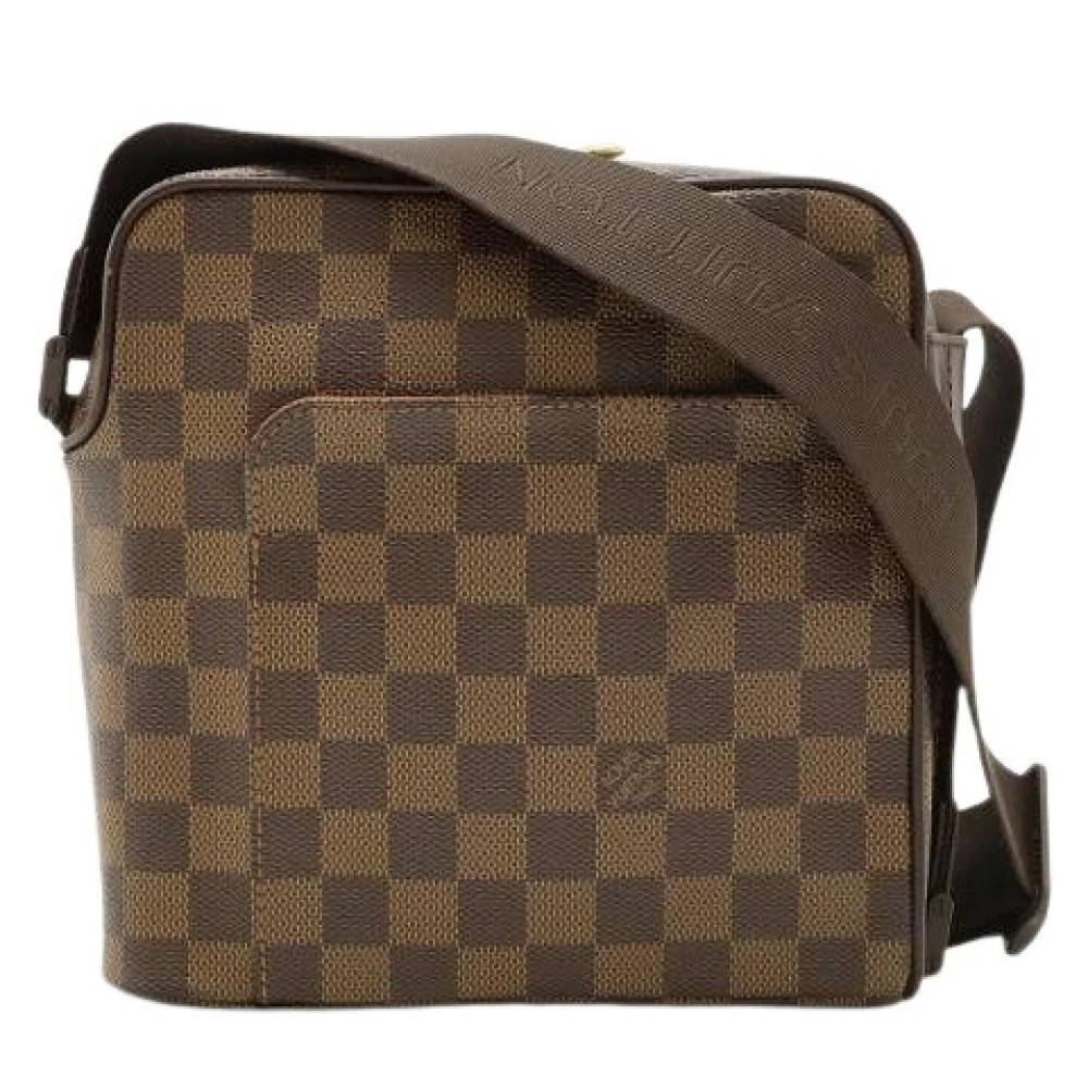 Louis Vuitton Vintage Pre-owned Damier Skuldertaske - Vintage - Dame - Brun - ONE SIZE - Uld