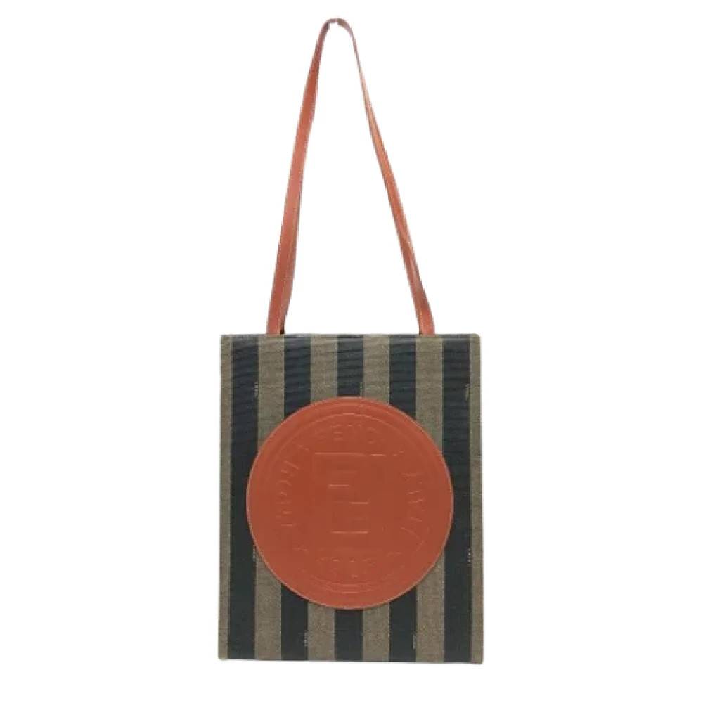 Fendi Vintage Pre-owned Canvas fendi-tasker - Vintage - Dame - Flerfarvet - ONE SIZE - Tyl