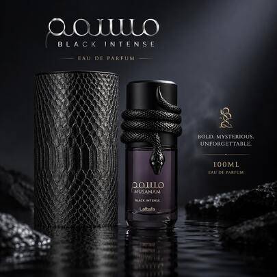 Lattafa Musamam Black Intense 100ml Eau de Parfum Kryddig träig unisexdoft