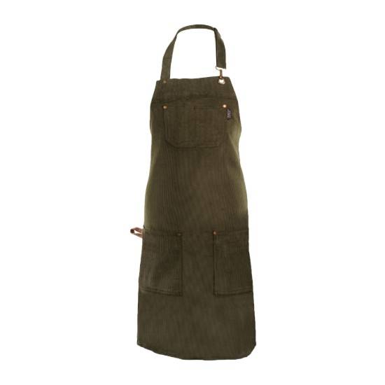 Köksförkläde, "Velmar", Olive Green - Tiseco